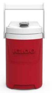 Igloo 1 gal Legend Beverage Cooler, Red & White