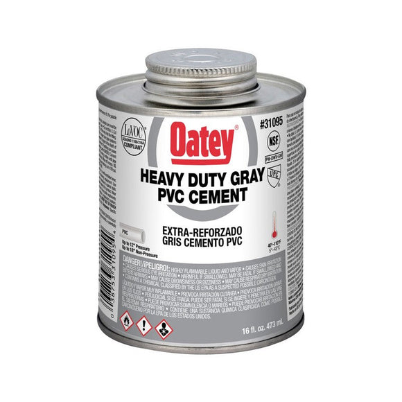 Oatey® 16 oz. PVC Heavy Duty Gray Cement