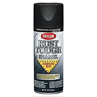 Krylon® Rust Tough® with Anti-Rust Technology 12 oz. Flat Black (12 oz., Flat Black)