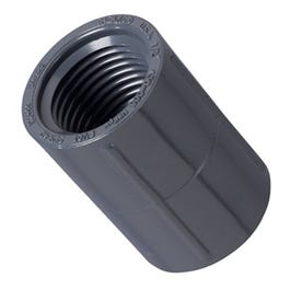 Underground Sprinkler PVC Coupling, Schedule 40, FNPT 1/2-In.