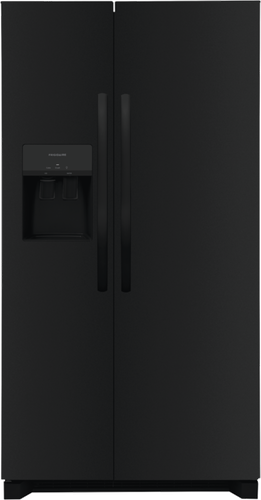 Frigidaire 25.6 Cu. Ft. 36 Standard Depth Side by Side Refrigerator Black (25.6 Cu. Ft. 36, Black)