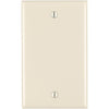 Leviton 1-Gang Standard Thermoset Blank Wall Plate, Light Almond