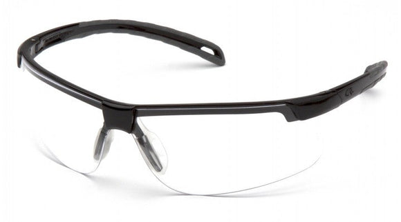 Pyramex Ever-Lite Retail Clear H2X Anti-Fog Lens with Black Frame