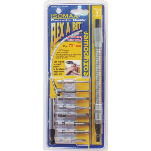 Eazypower Flex-A-Bit Flexible Bit Extension, 10 Piece