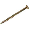 Grip-Rite #8 x 1-3/4 In. Flat Head Star Gold Construction Wood Screw (703 Ct., 5 Lb.)