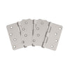 Design House Door Hinge in Satin Nickel, 4-Inch, 3-Pack