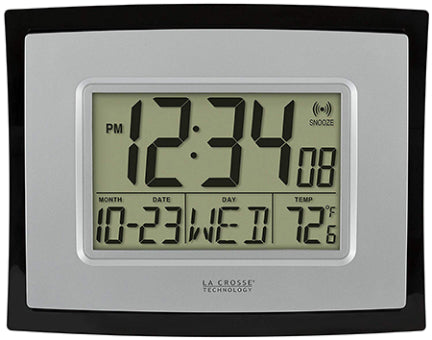 WALL CLOCK DIGITAL W/TEMPERATURE