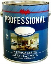 WALL PAINT GAL WHITE TB #1 FLAT LATEX