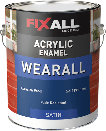 FixAll  Wearall Acrylic Enamel Satin Battleship Gray - 1 Gallon