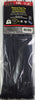 K-T Industries 11.8 Standard Duty, Uv Black, 100/Pk