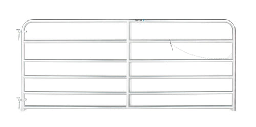 Tarter Galvanized 6 Bar Tube Gate