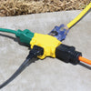 Prime 3-Outlet 90° Power Block Adapter
