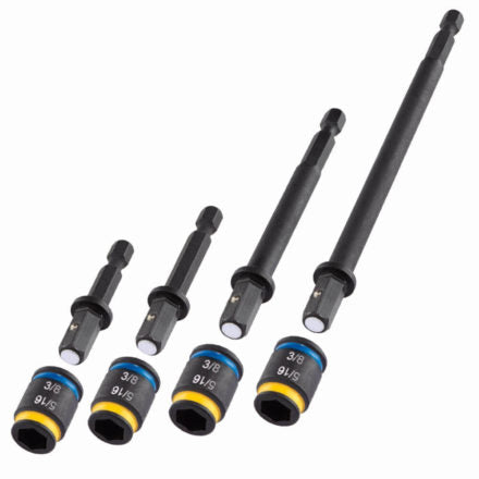 Malco C-RHEX® Cleanable, Reversible Magnetic Hex Drivers 2-5/8 inch (5/16″ and 3/8″)