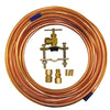 Braxton Harris 15′ x 1/4″ OD Ice Maker Kit w/ Copper Tubing