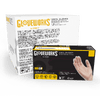 Ammex Gloveworks Clear Vinyl PF Ind Extra Large Gloves