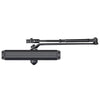 Tell Manufacturing 600 Series Matte Black Aluminum Hydraulic Adjustable Door Closer Grade 1