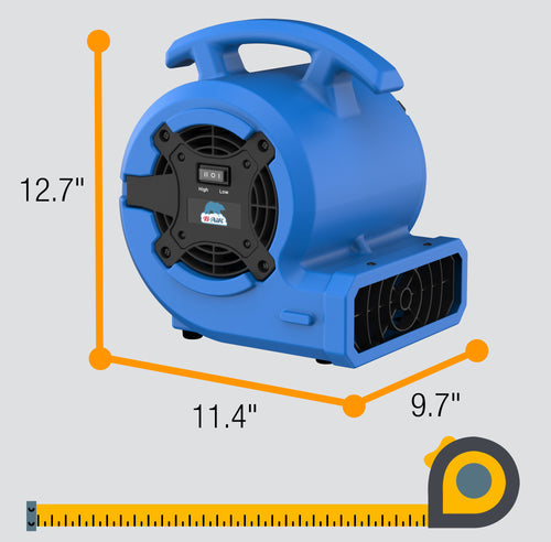 B-Air VP-15 1/8 HP Compact Residential Air Mover & Blower Fan