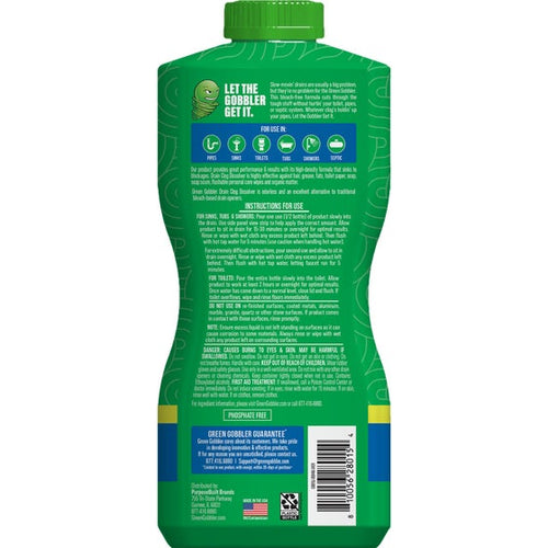 Green Gobbler Liquid Drain Clog Dissolver