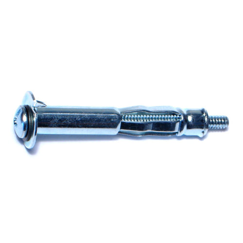 Monster Fastener 1/8-32 Zinc Long Pan Head Hollow Wall Anchors (10 pcs.)