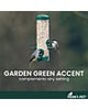 Perky-Pet Green 2-in-1 Tube Bird Feeder