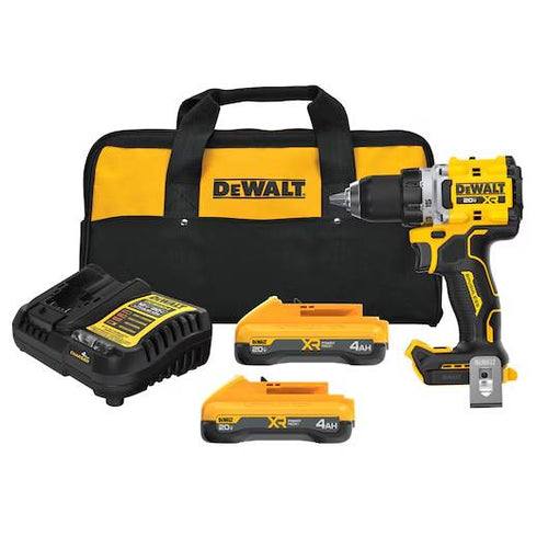 Dewalt 20V MAX* XR® Brushless Cordless 1/2 in. Drill/Driver Kit With DEWALT POWERPACK™ Batteries