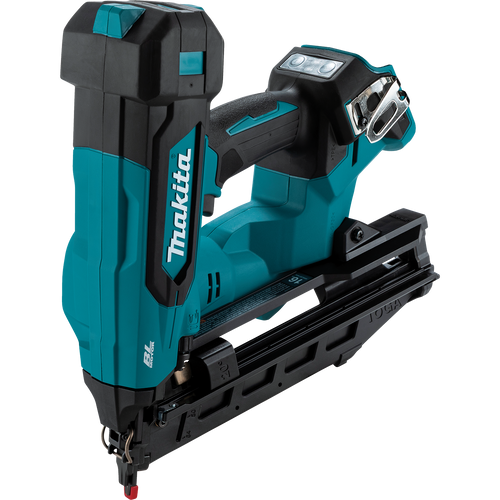 Makita 18V LXT® Lithium‑Ion Brushless Cordless 2‑1/2” Angled Finish Nailer 16 Ga. Tool Only
