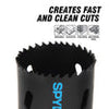 Spyder 600105CF 4-1/2 Bi-Metal Hole Saw Rapid Core Eject™