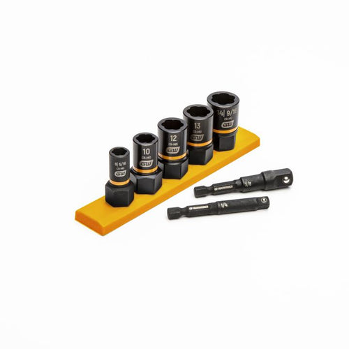 GearWrench Drive Metric Bolt Biter™ Impact Extraction Socket Set