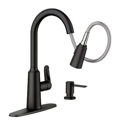 Edwyn One-Handle High Arc Pulldown Kitchen Faucet
