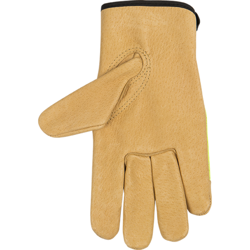 Kinco Hi-Vis Green Mesh & Grain Pigskin Palm