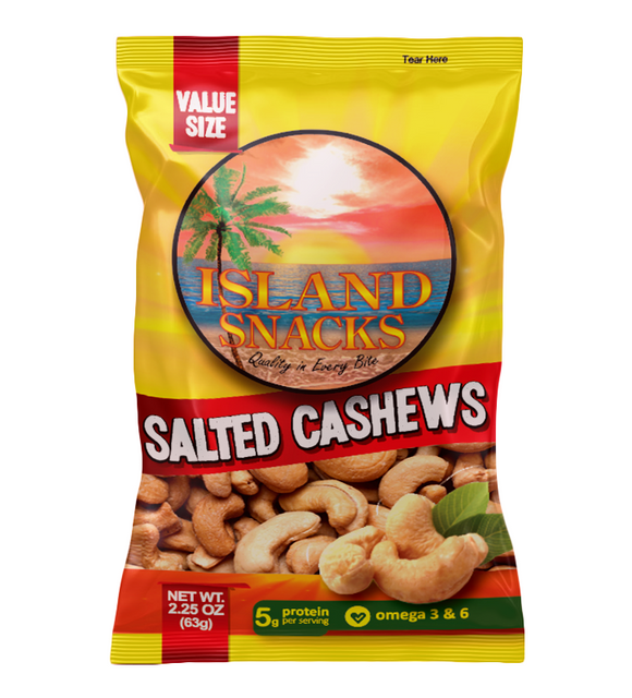 Island Snacks Salted Cashews