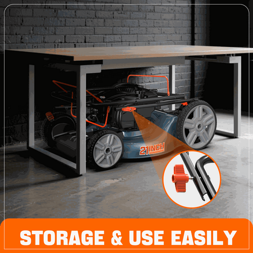 Senix 21 140cc Gas Self Propelled Lawn Mower, 3-in-1