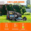 Senix 22 163cc Gas Self-Propelled Lawn Mower, 3-in-1