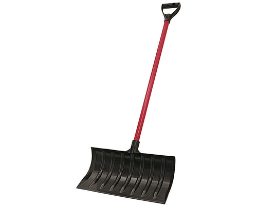 Truper 18 Poly Snow Pusher with Steel Handle