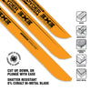 Spyder 5-Piece Double-Sided Advanced Demo Wood/Metal Cutting Reciprocating Saw Blade Set (6 & 8) 3X3