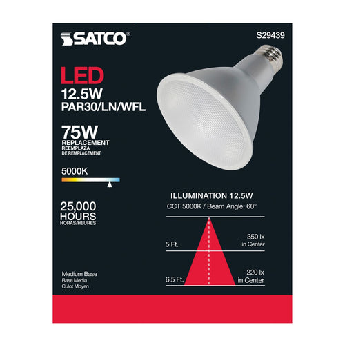 Satco Products S29439 12.5PAR30/LN/LED/60'/950/120V