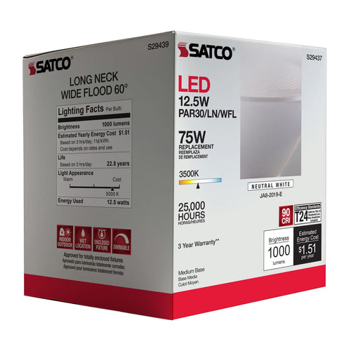 Satco Products S29439 12.5PAR30/LN/LED/60'/950/120V