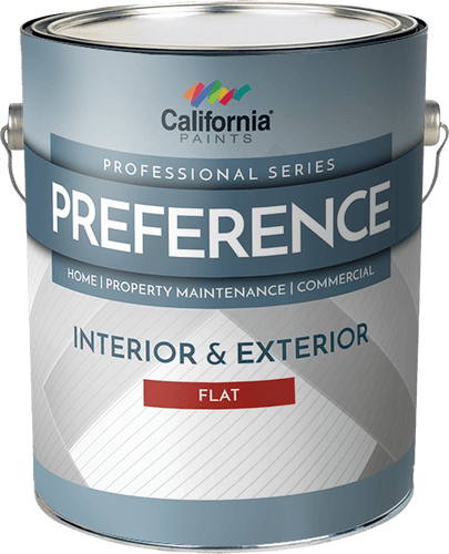 California Products Preference Interior & Exterior Paint Flat Pastel Base - 1 Gallon