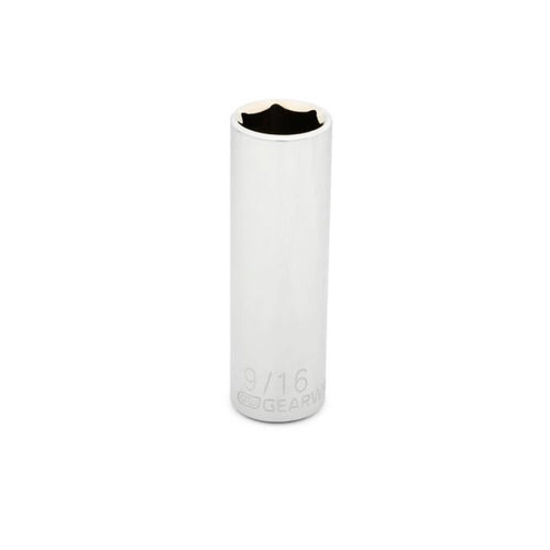 GearWrench 3/8 Drive 6 Point Deep SAE Socket 9/16