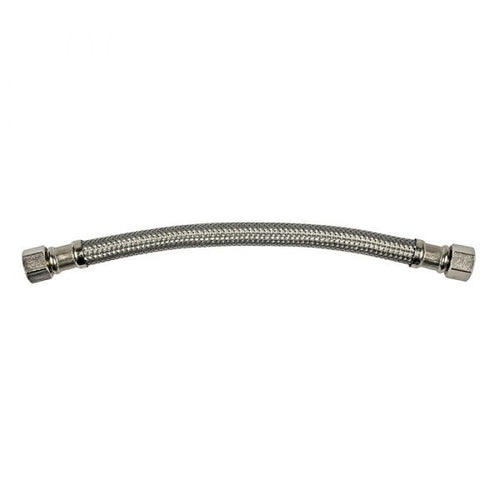 Danco 3/8 in. Comp. x 3/8 in. Comp. x 9 in. LGTH Stainless Steel Faucet Supply Line Hose