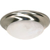 Nuvo Lighting Brentwood 1 Light 6 inch Brushed Nickel Flush Mount Ceiling Light