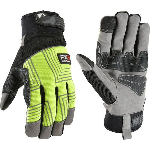 Wells Lamont Men’s FX3® Synthetic Leather Adjustable Wrist Gloves