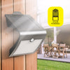 Feit Electric Black V-Shape Solar Powered LED Security Light with Dusk to Dawn and Motion Sensor in Daylight (5000K)