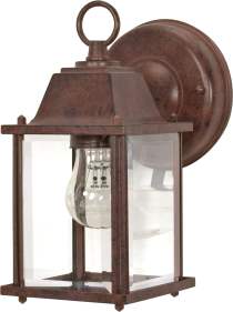 Satco 60-3464 1 LT Cube Outdoor Wall Fixtre