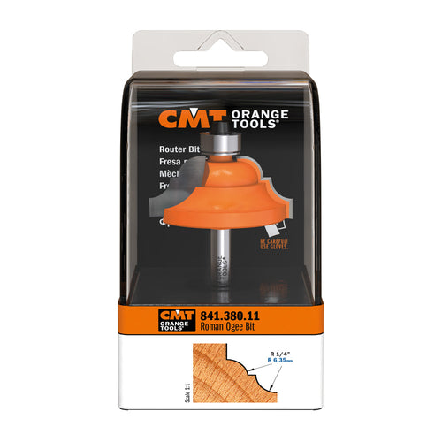 CMT Orange Tools Roman ogee router bits 7/8/941