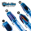 Spyder 8-Piece 1 Impact Driver Bit Set (PH1, PH2, SQ1, SQ2, T20, T25 x 2 & 3 Bit Holder) Mach-Blue®