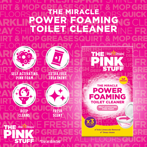 The Pink Stuff Miracle Foaming Toilet Cleaner