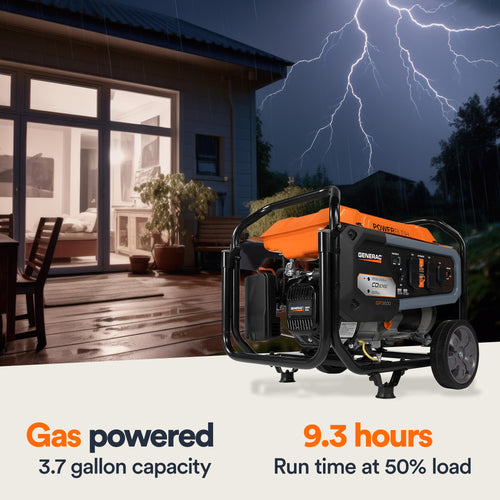 Generac Generac Portable Generator, 3600W  With COsense  49ST
