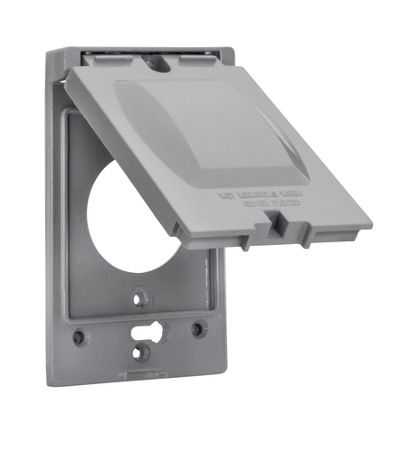 Southwire 30A/50A Receptacle WP Cover, 2.125 Dia