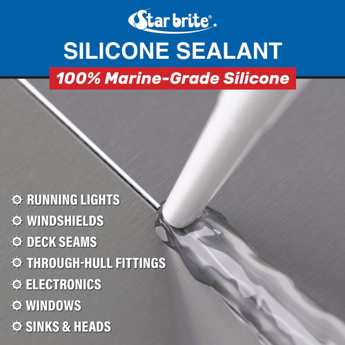 Star Brite Clear Silicone Sealant